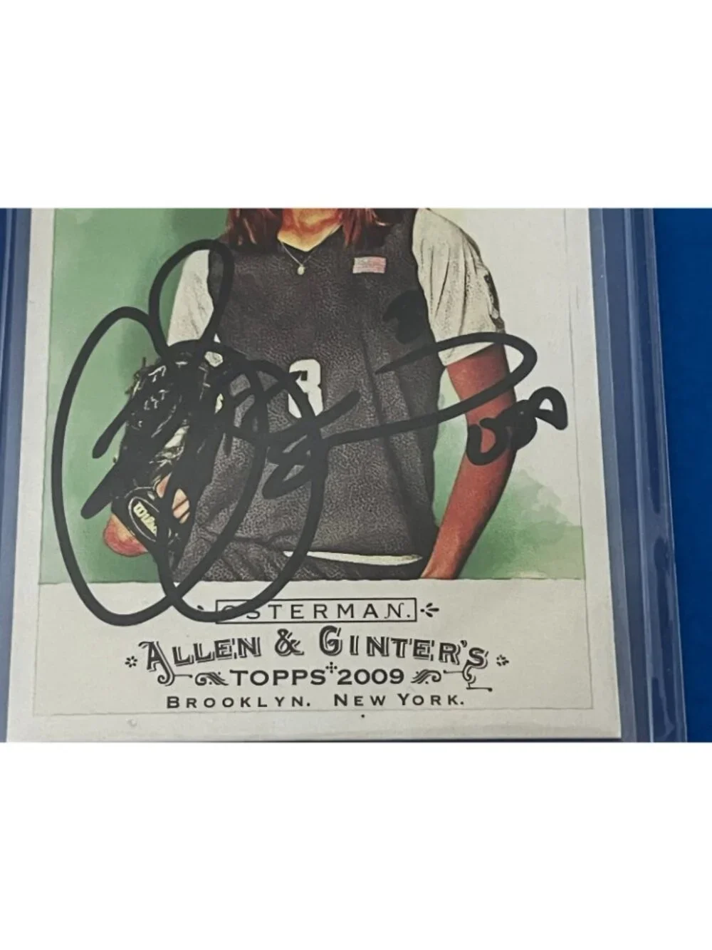2009 Cat Osterman Signed Allen & Ginter Card Auto Autographed USA Softball